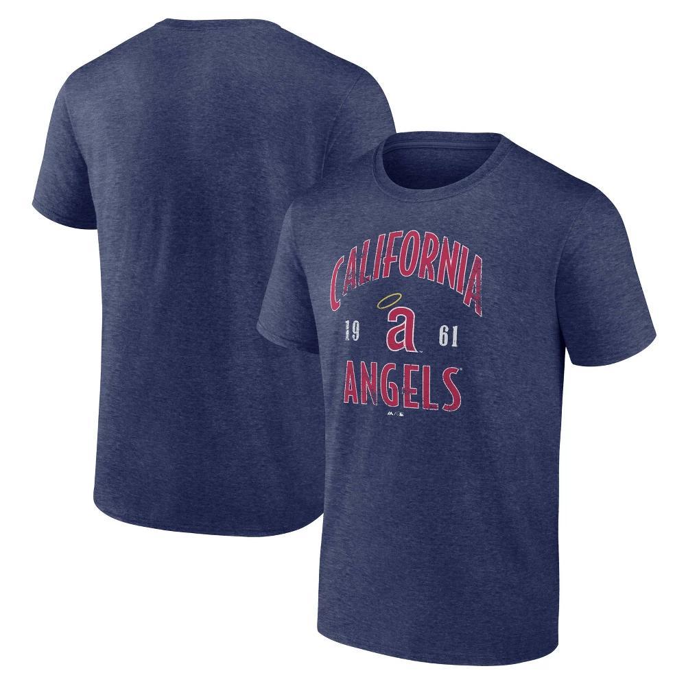 MLB Los Angeles Angels Mens Bi-Blend T-Shirt Product Image