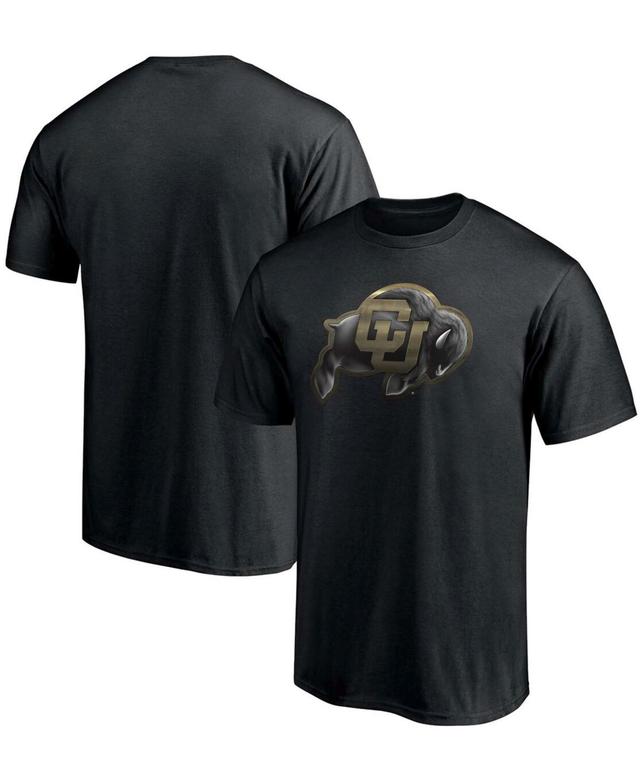 Mens Black Colorado Buffaloes Team Midnight Mascot T-shirt Product Image