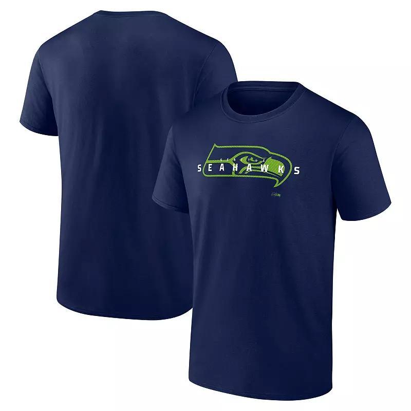 Mens Fanatics College Navy Seattle Seahawks Coordinate T-Shirt Product Image