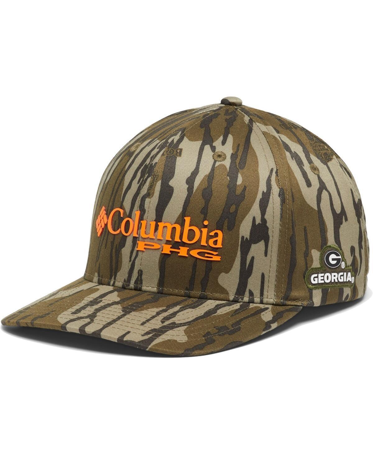 Mens Columbia Mossy Oak Camo Georgia Bulldogs Bottomland Flex Hat Product Image