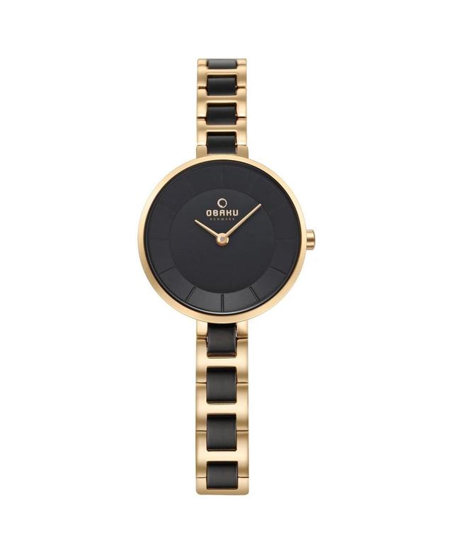 Obaku Womens Vind Black Dial Watch - V183LXGBSB Product Image