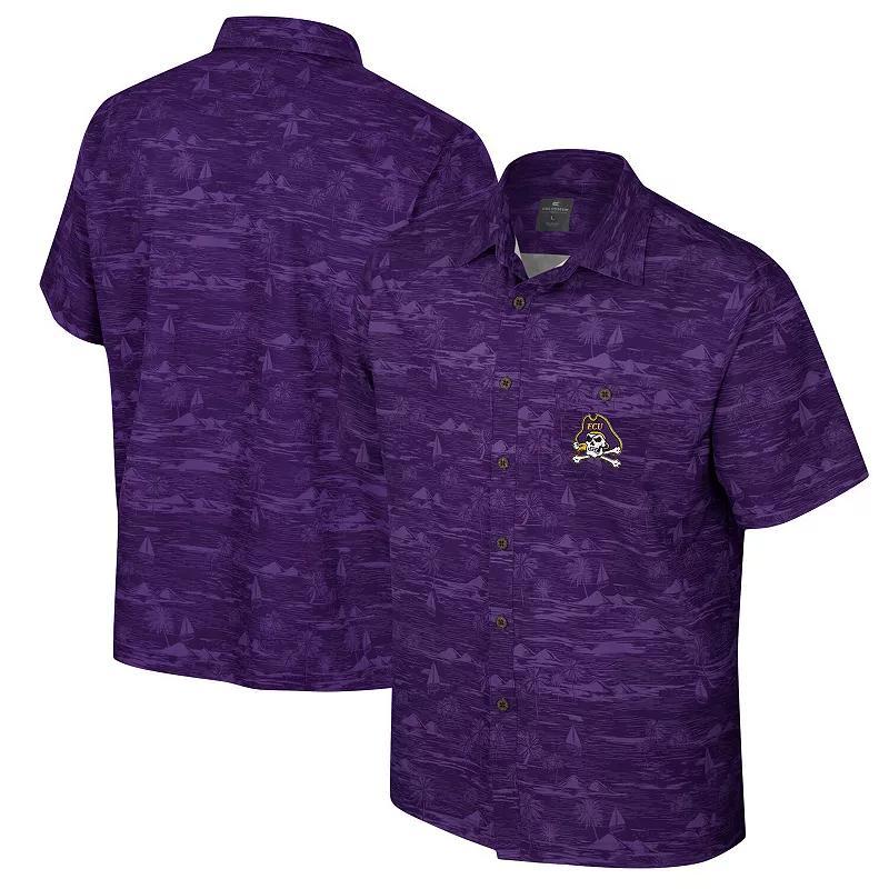 Mens Colosseum Kansas State Wildcats Ozark Button-Up Shirt Product Image