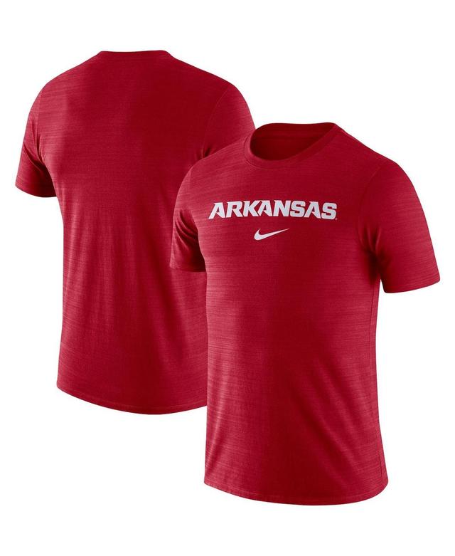 Mens Nike Cardinal Arkansas Razorbacks Team Issue Velocity Performance T-shirt Product Image