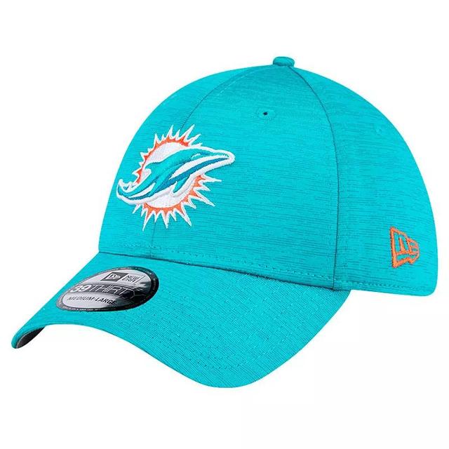 Mens New Era Aqua Miami Dolphins Active Tech 39THIRTY Flex Hat Turquoise A Product Image