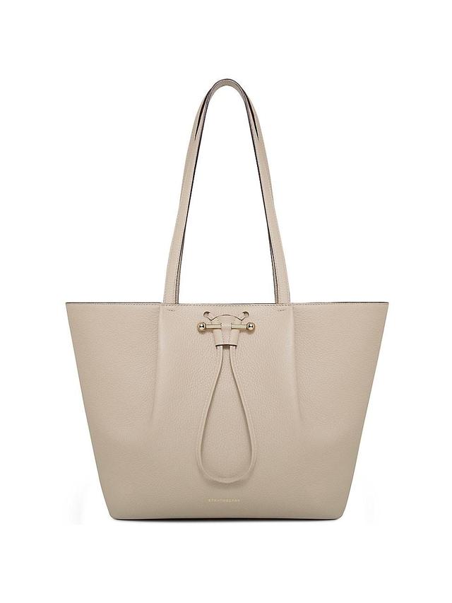 Womens Ossette Leather Shopper Tote Bag Product Image