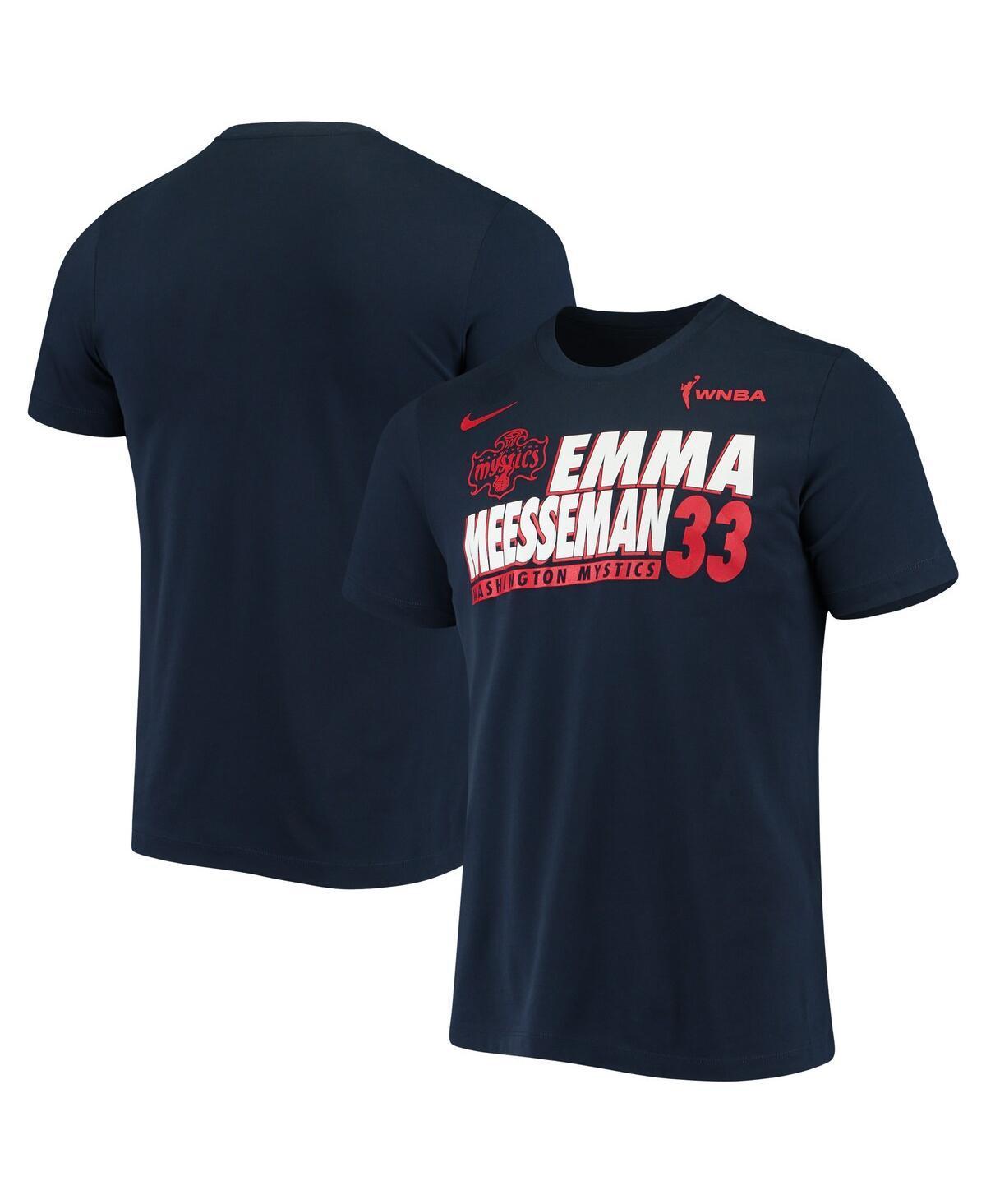 Mens Nike Emma Meesseman Navy Washington Mystics Name and Number Performance T-shirt Product Image