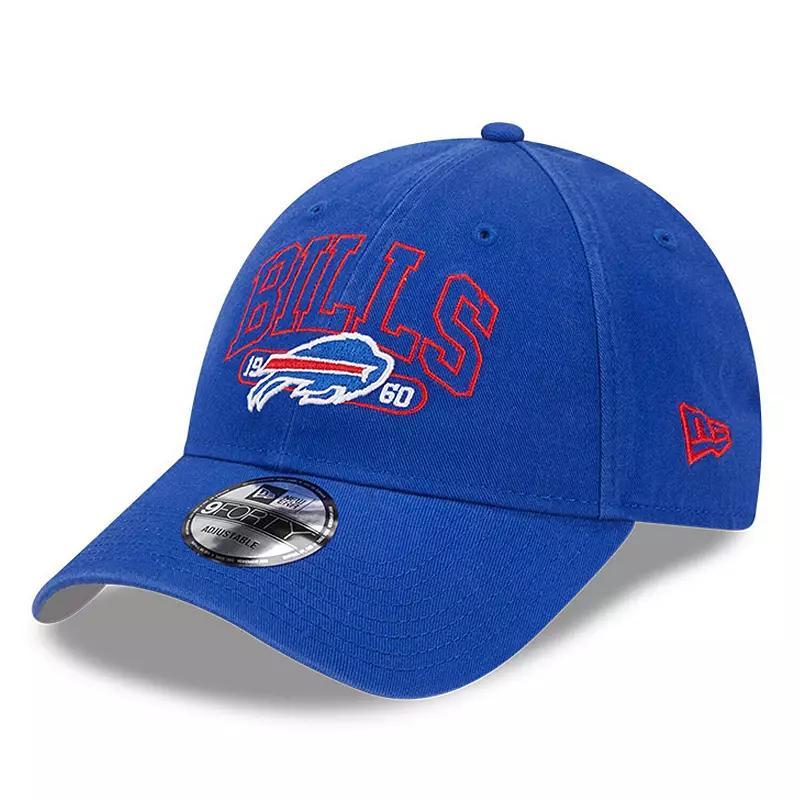 Mens New Era Royal Buffalo Bills Outline 9FORTY Snapback Hat Product Image