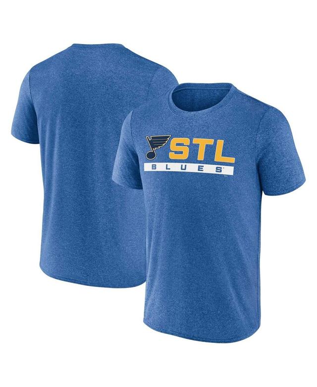 Mens Fanatics Heather Blue St. Louis Blues Playmaker T-shirt Product Image