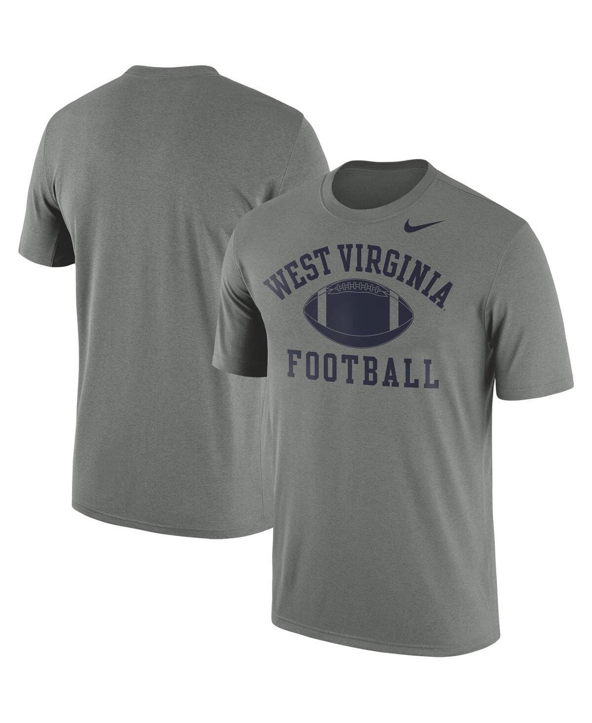 Mens Nike Heather Gray Ohio State Buckeyes Legend Football Arch Performance T-Shirt Grey Product Image