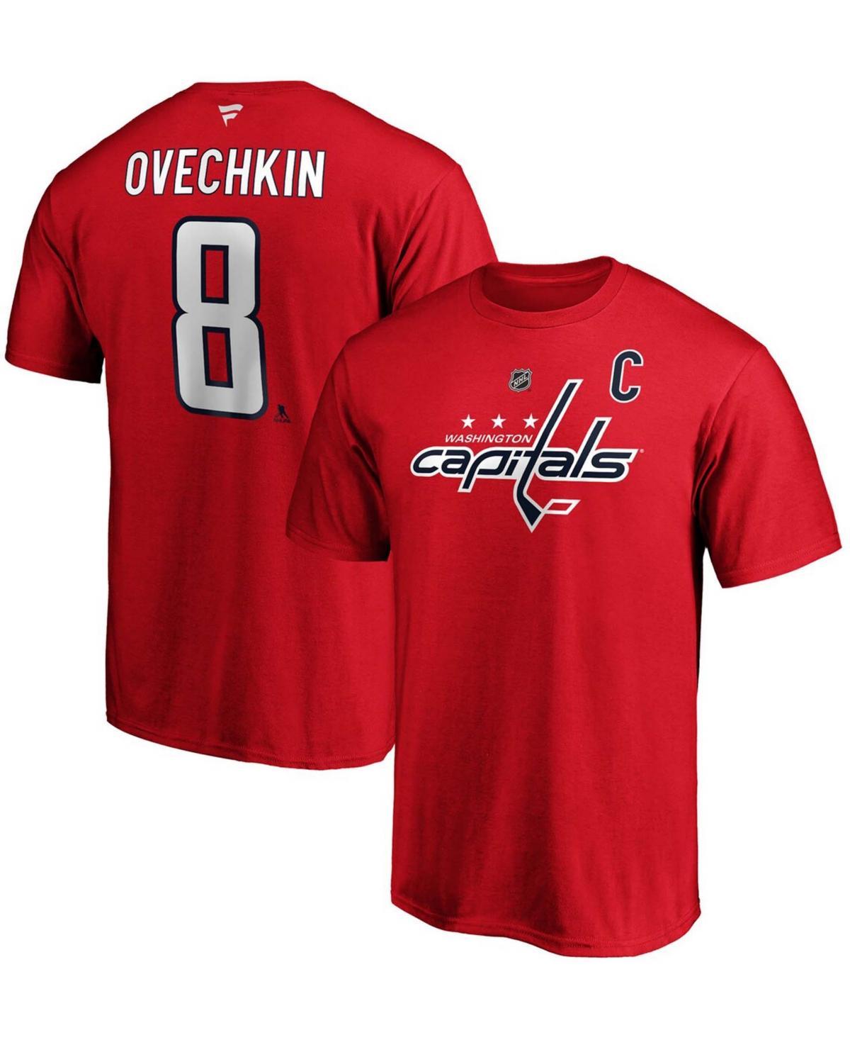 Lids Mens Fanatics Alexander Ovechkin Washington Capitals Team Authentic Stack T-Shirt Product Image