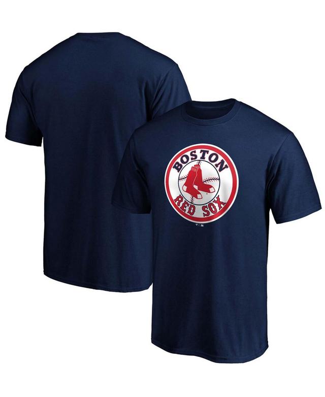 Mens Fanatics Branded Boston Red Sox Cooperstown Collection Forbes Team T-Shirt Blue Product Image