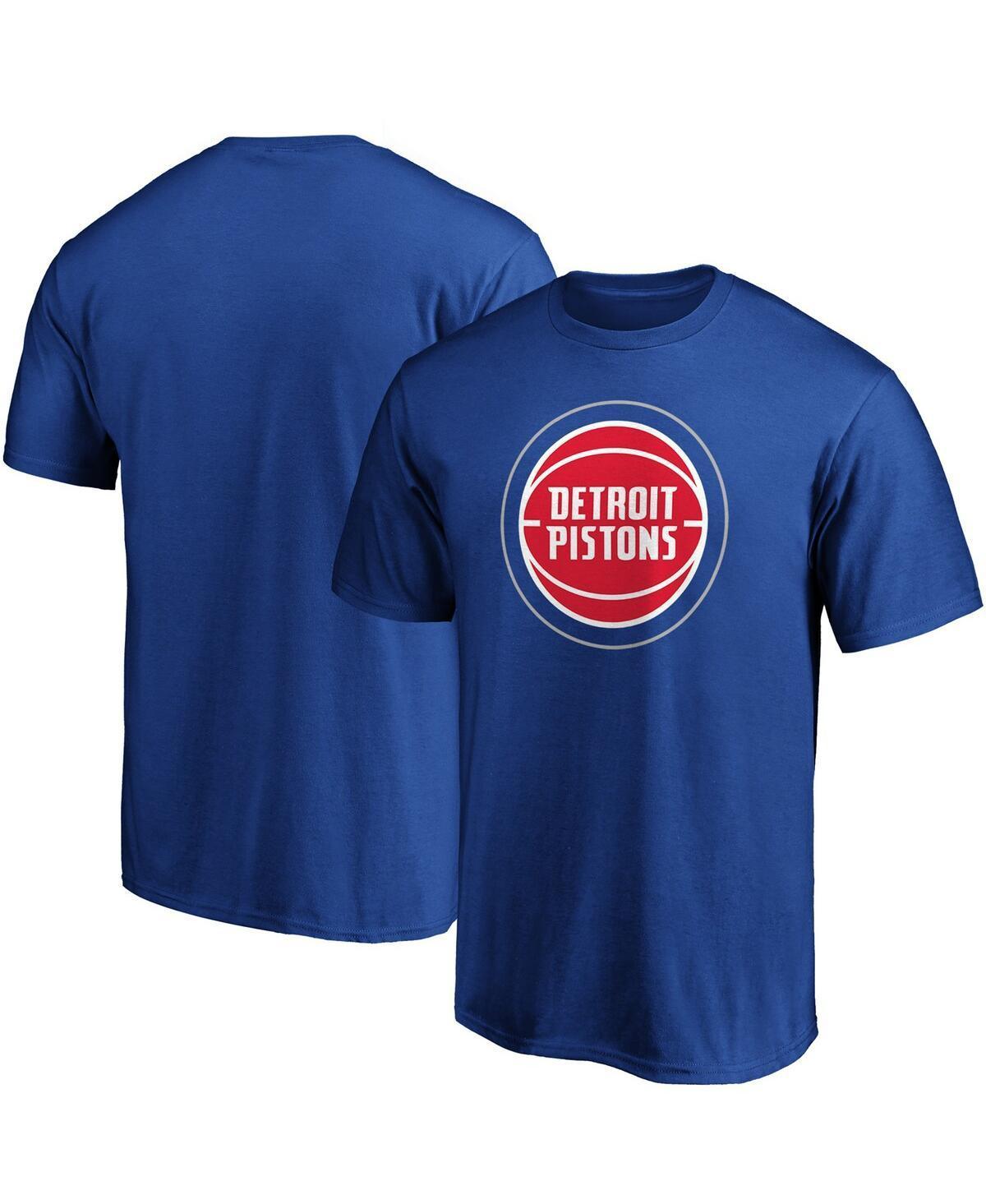 Mens Fanatics Blue Detroit Pistons Primary Team Logo T-shirt Product Image