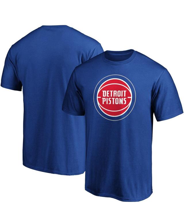 Mens Fanatics Branded Blue Detroit Pistons Primary Team Logo T-Shirt Product Image