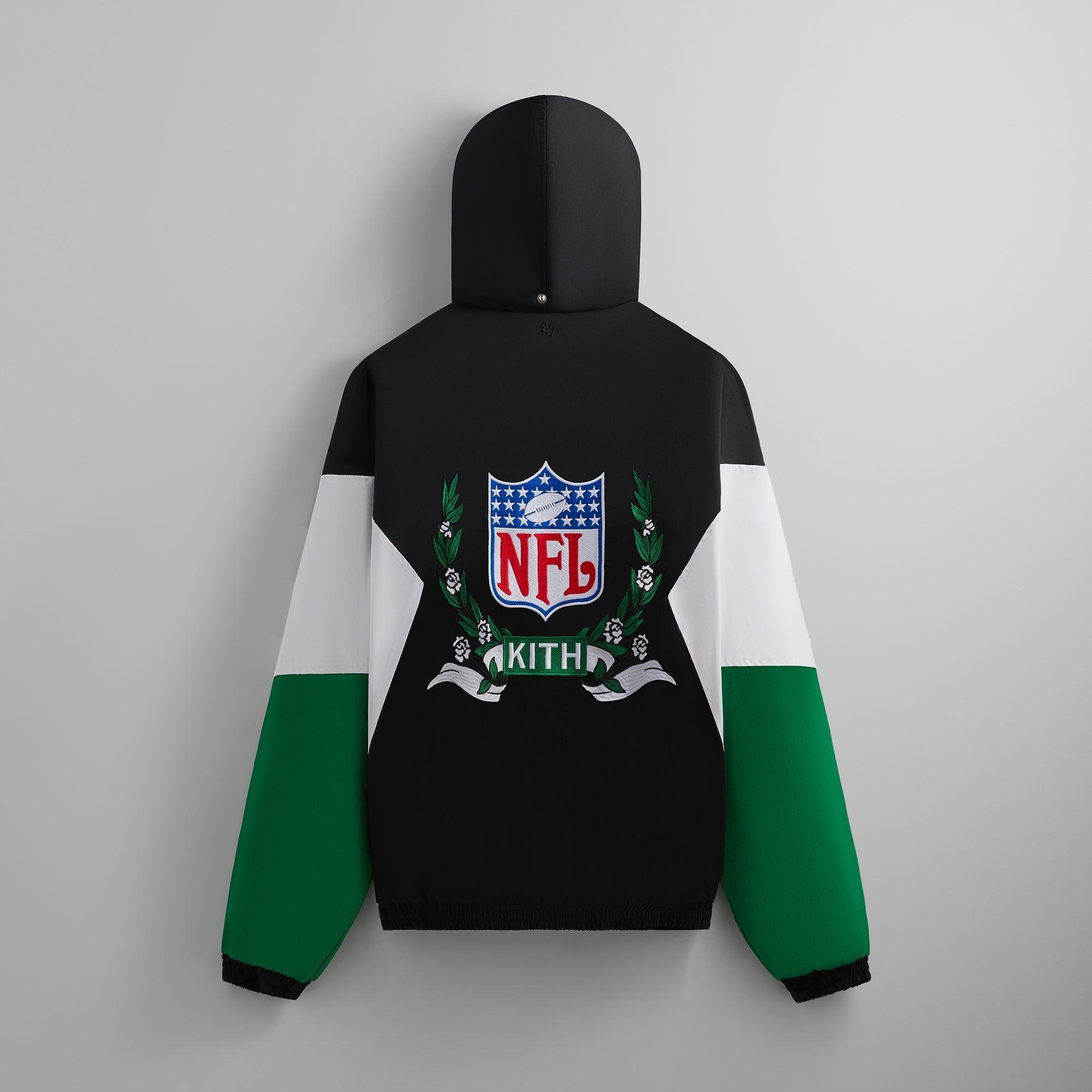 Kith & '47 for the NFL: Jets Quarter Zip Anorak With Hood - Black Male Product Image