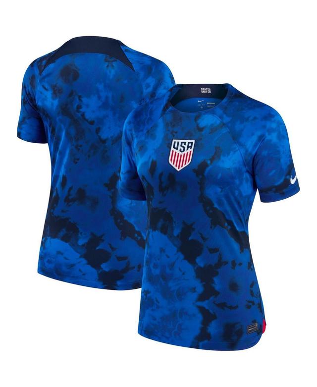 Womens Nike Blue Usmnt 2022/23 Away Breathe Stadium Replica Blank Jersey - Blue Product Image