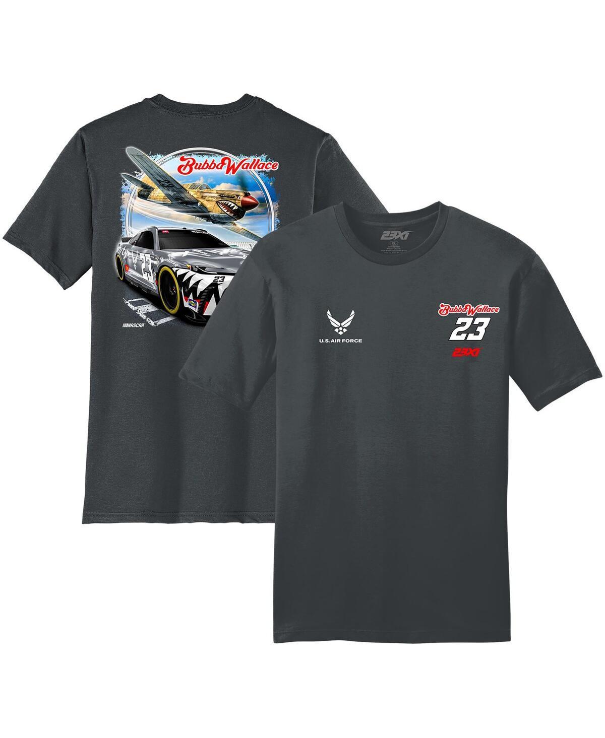 23xi Racing Mens Charcoal Bubba Wallace U.s. Air Force Car T-Shirt Product Image