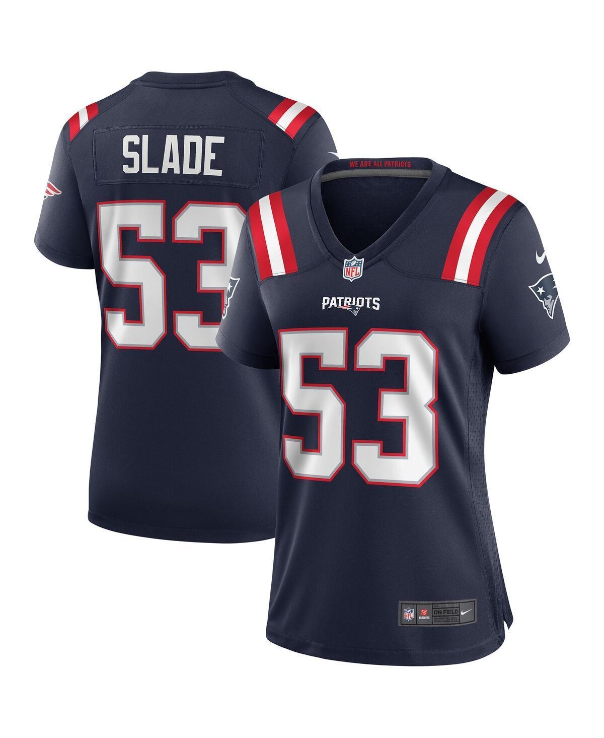 Womens Nike Chris Slade New England Patriots Game Retired Player Jersey Blue Product Image