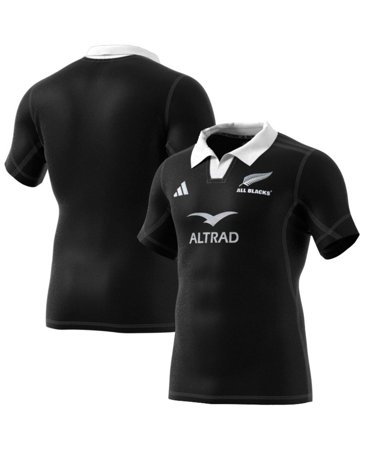 Adidas Mens Black New Zealand Rugby 2024/25 Home Authentic Jersey - Black Product Image