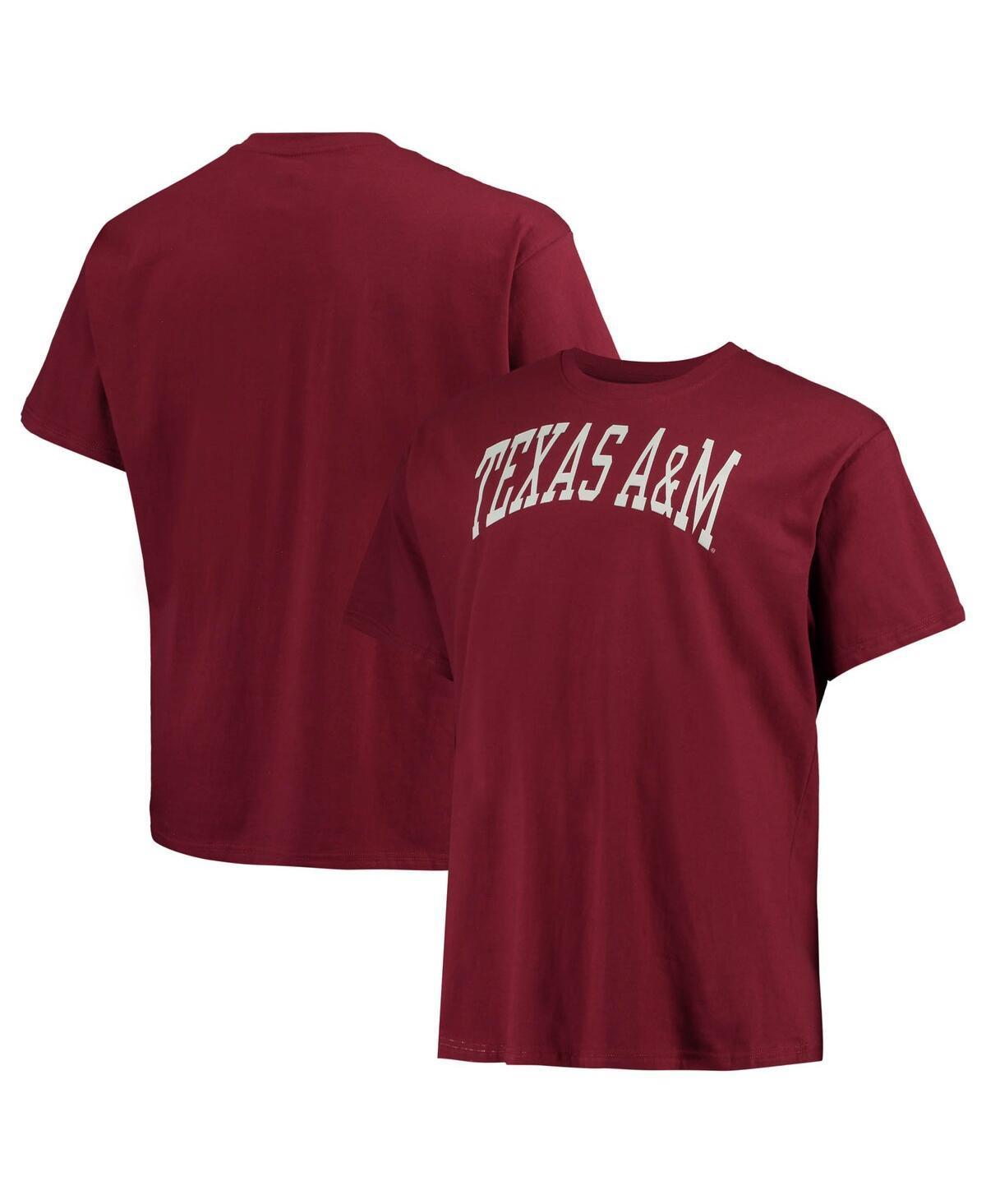 Mens Champion Maroon Texas A&M Aggies Big and Tall Arch Team Logo T-shirt Product Image