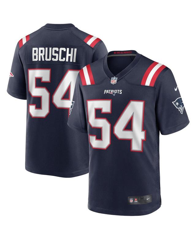 Mens Nike Tedy Bruschi Navy New England Patriots Game Retired Player Jersey - Navy Product Image