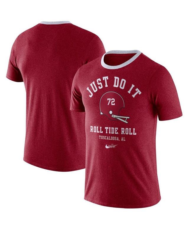 Mens Nike Crimson Alabama Crimson Tide Vault Helmet Team Tri-Blend T-Shirt Red Product Image