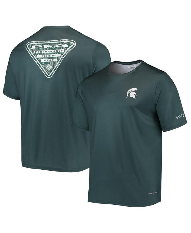 Mens Columbia Green Michigan State Spartans Terminal Tackle Omni-Shade T-shirt Product Image