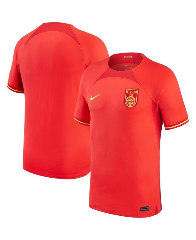 Mens Nike Red China National Team 2022/23 Home Replica Jersey - Red Product Image