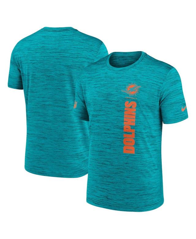 Nike Mens Aqua Miami Dolphins 2024 Sideline Velocity Performance T-Shirt Product Image