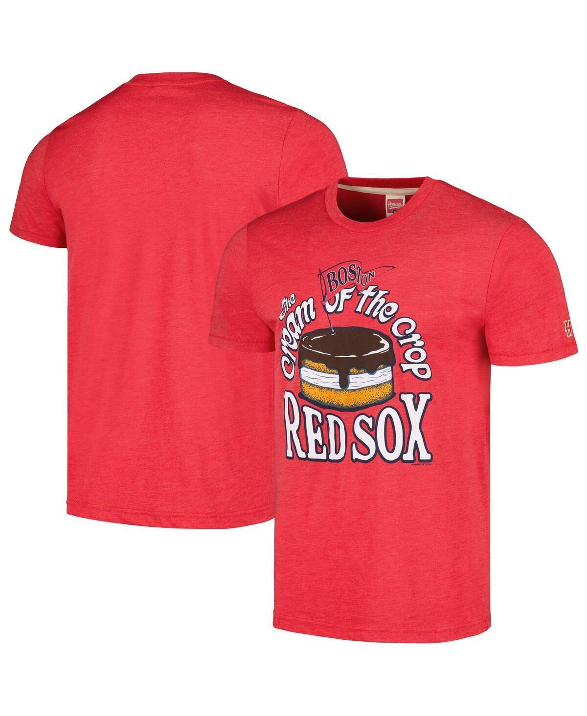 Mens Homage Boston Sox Cream of the Crop Hyper Local Tri-Blend T-Shirt Product Image