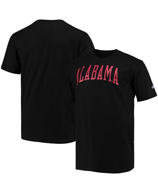 Mens Champion Black Alabama Crimson Tide Big and Tall Arch Team Logo T-shirt Product Image