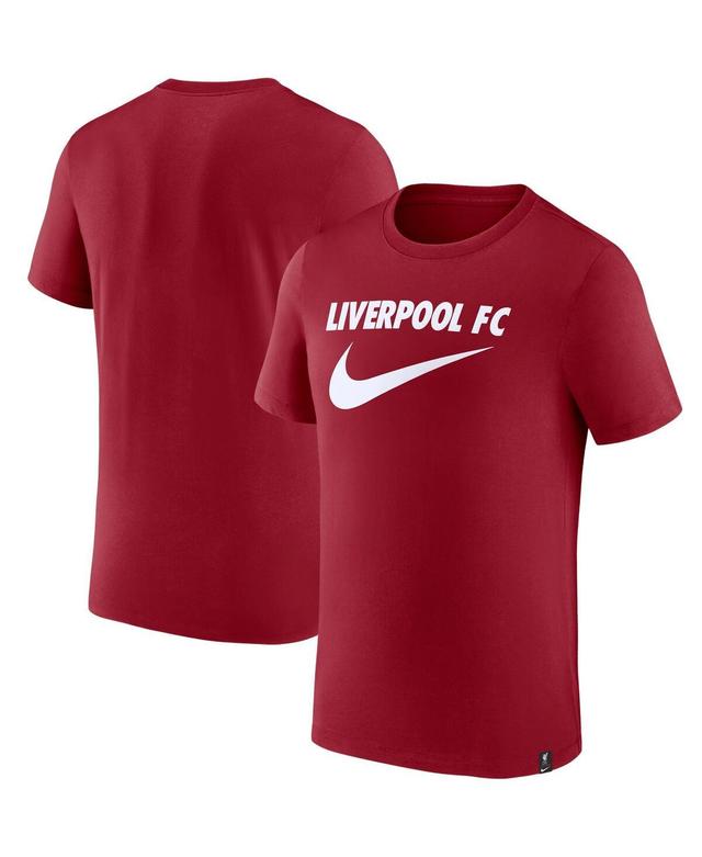 Mens Nike Red Liverpool Swoosh T-shirt Product Image