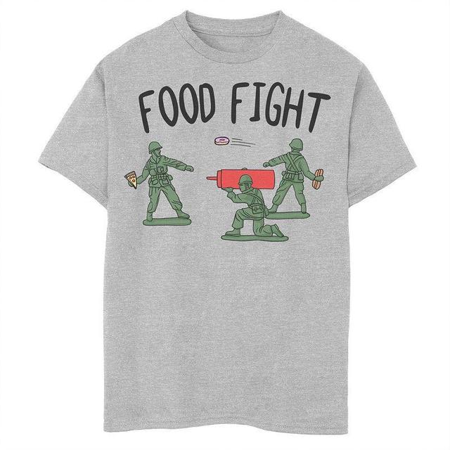 Boys 8-20 Food Fight Army Men Toy Graphic Tee, Boys Athletic Grey Product Image