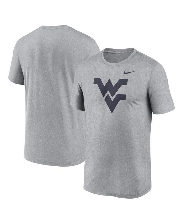 Mens Nike Heather Gray West Virginia Mountaineers Primetime Legend Logo T-Shirt Product Image