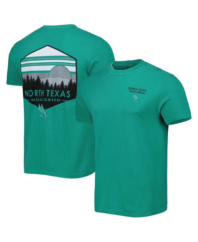 Mens Green North Texas Mean Green Landscape Shield T-shirt Product Image