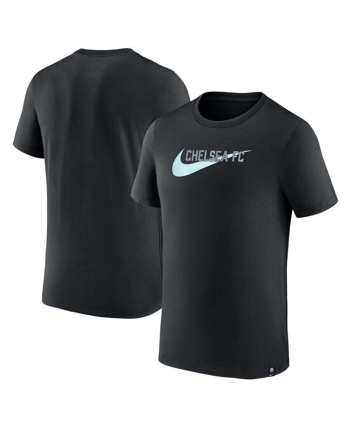 Mens Nike Black Chelsea Swoosh T-shirt Product Image