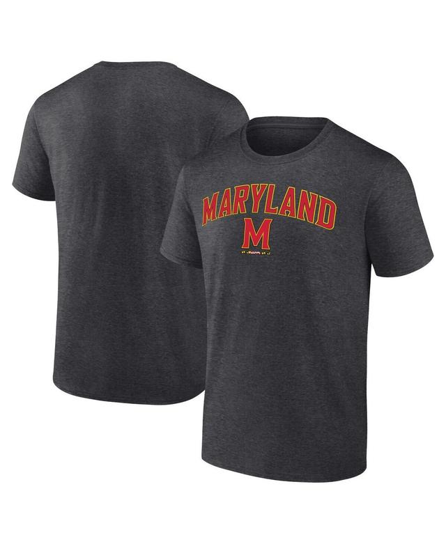 Mens Fanatics Heather Charcoal Maryland Terrapins Campus T-shirt Product Image