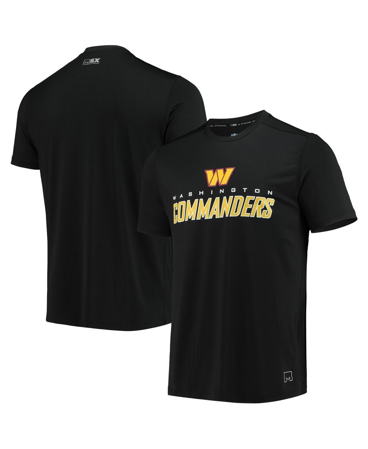 Mens Msx by Michael Strahan Black Washington Commanders T-shirt Product Image