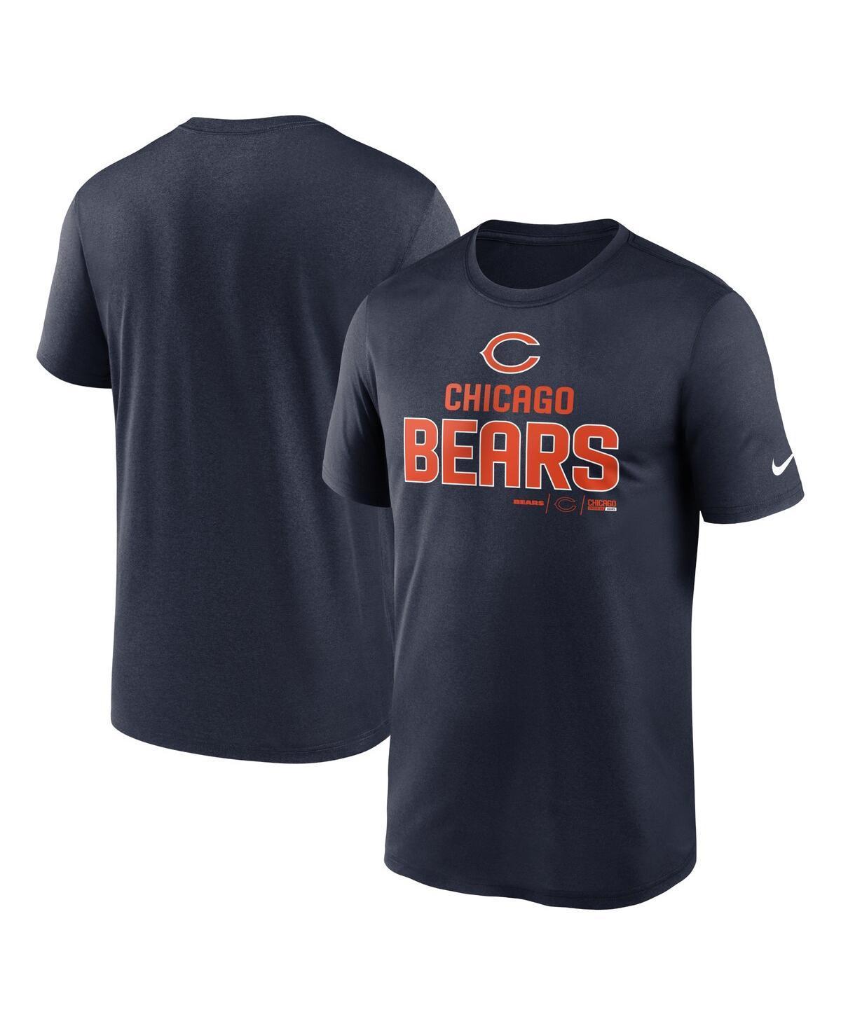 Mens Nike Chicago Bears Legend Community Performance T-Shirt Blue Product Image