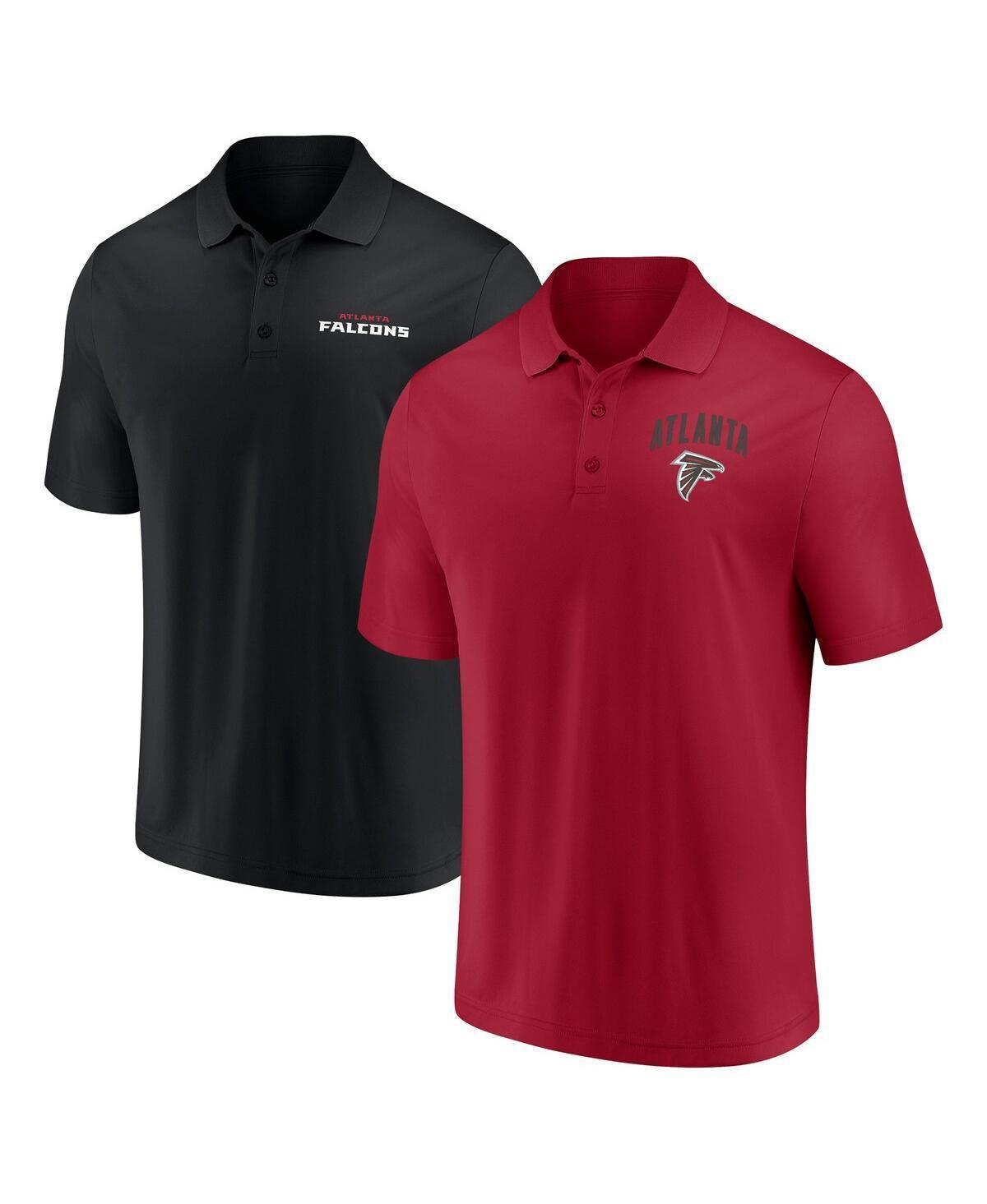 Mens Fanatics Atlanta Falcons Lockup Two-Pack Polo Set Product Image