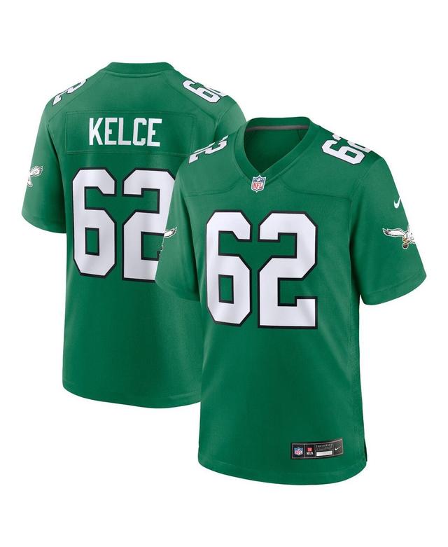 Mens Nike Jason Kelce Kelly Green Philadelphia Eagles Alternate Game Player Jersey - Kelly Green Product Image