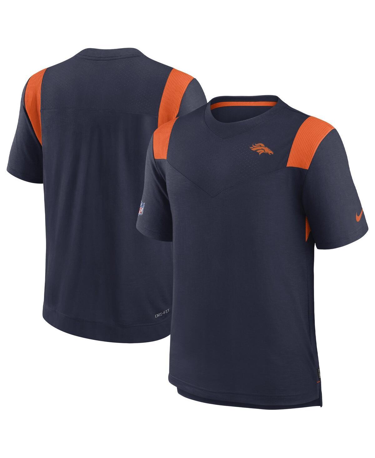 Mens Nike Navy Tennessee Titans Sideline Tonal Logo Performance Player T-shirt Product Image