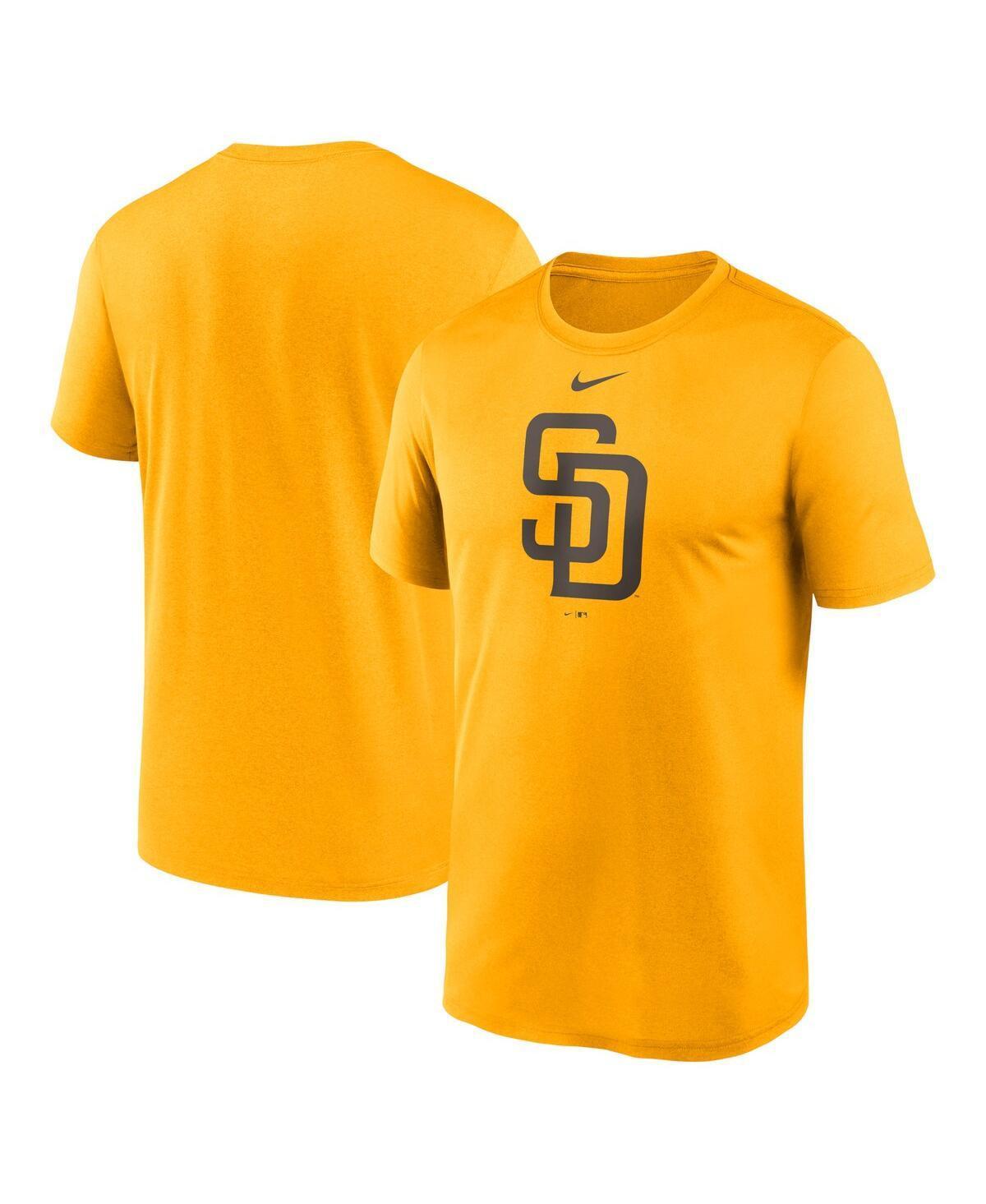 Mens Nike Gold San Diego Padres New Legend Logo T-Shirt Product Image