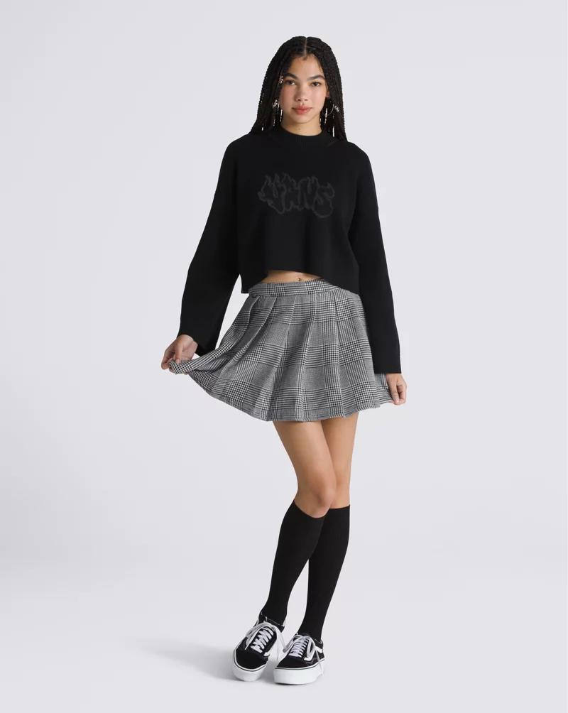 Nina Plaid Pleated Skirt Product Image