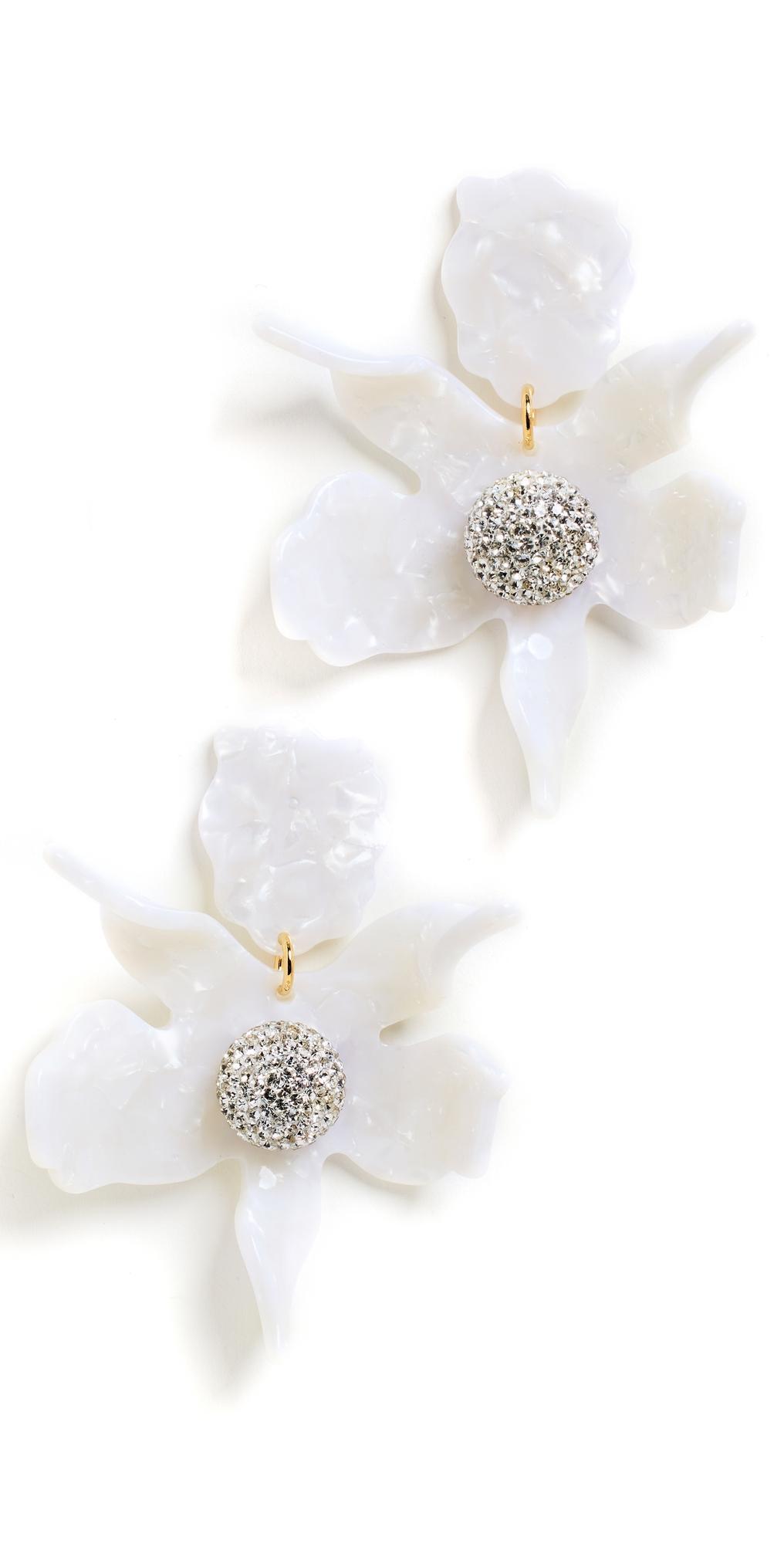 Lele Sadoughi Crystal Clip-On Drop Earrings Product Image