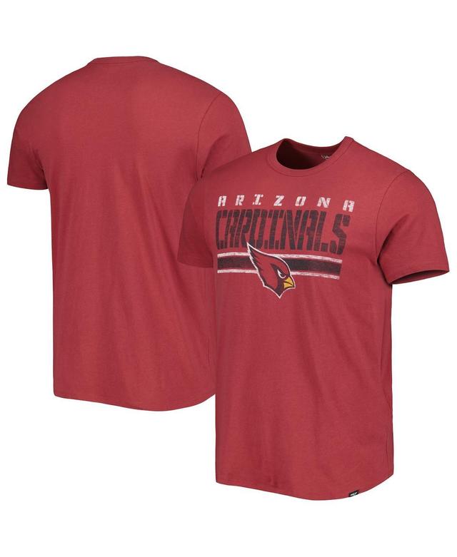 Mens 47 Cardinal Arizona Cardinals Team Stripe T-Shirt Product Image