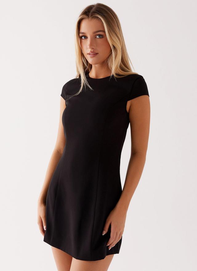 Tia Mini Dress - Black Product Image