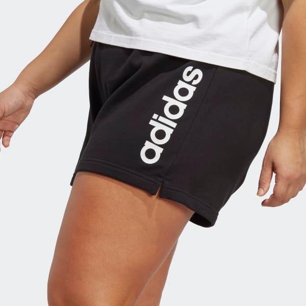 Essentials Linear French Terry Shorts (Plus Size) Product Image