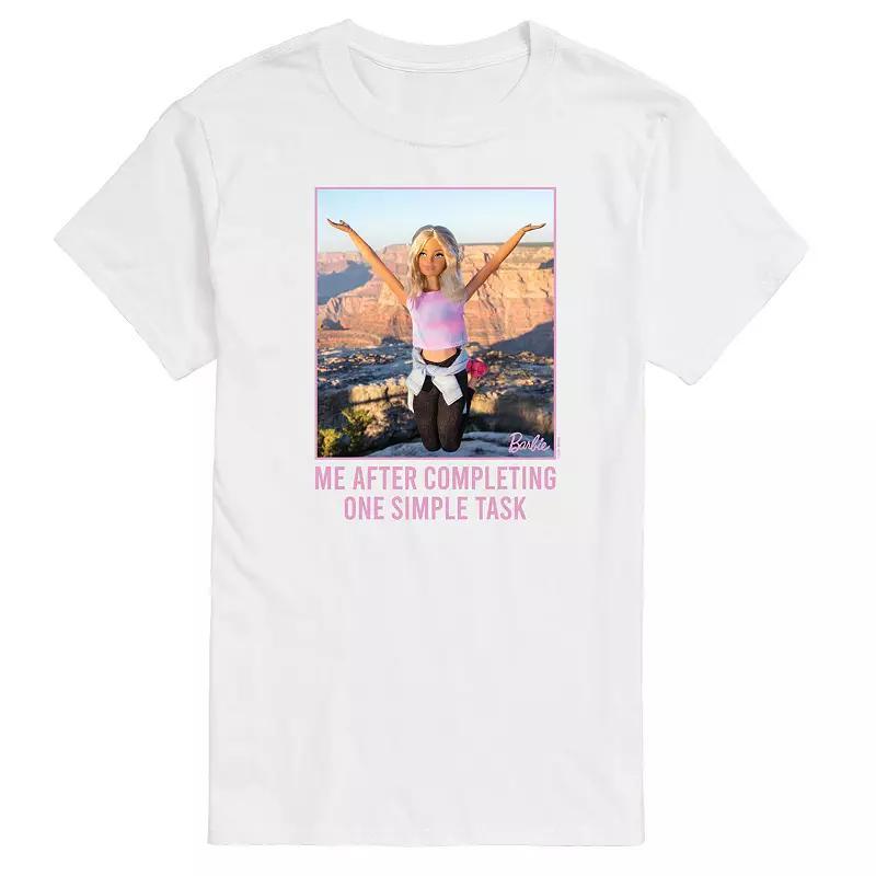 Mens Barbie One Simple Task Graphic Tee Product Image