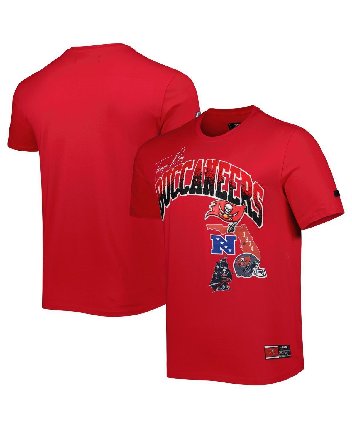 Mens Pro Standard Red Tampa Bay Buccaneers Hometown Collection T-shirt Product Image