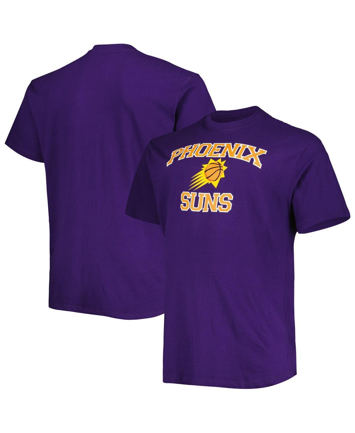 Mens Purple Phoenix Suns Big and Tall Heart and Soul T-shirt Product Image